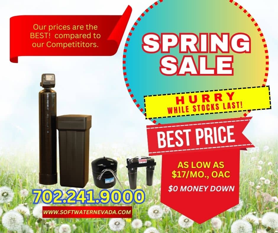 Water Softener System Spring Sale 2024 in Las Vegas NV