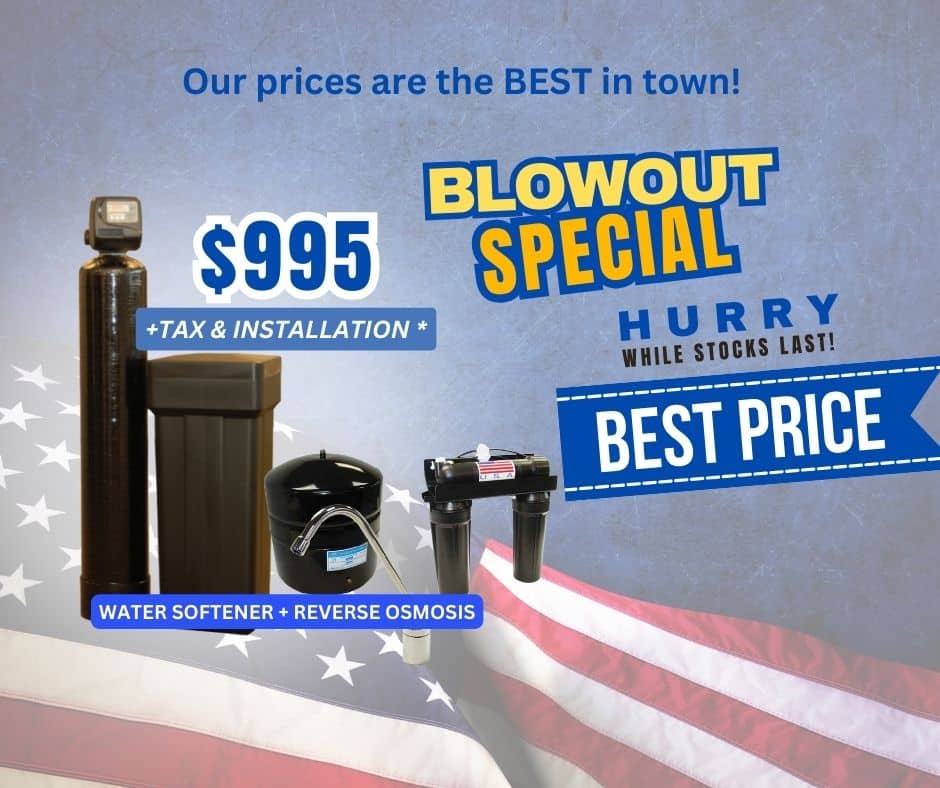 water softeners las vegas blowout special