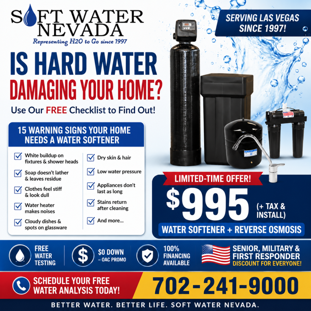 Water Softener Installation - Las Vegas Hard Water Home Protection Checklist